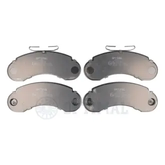 Передние тормозные колодки OPTIMAL BP-09399