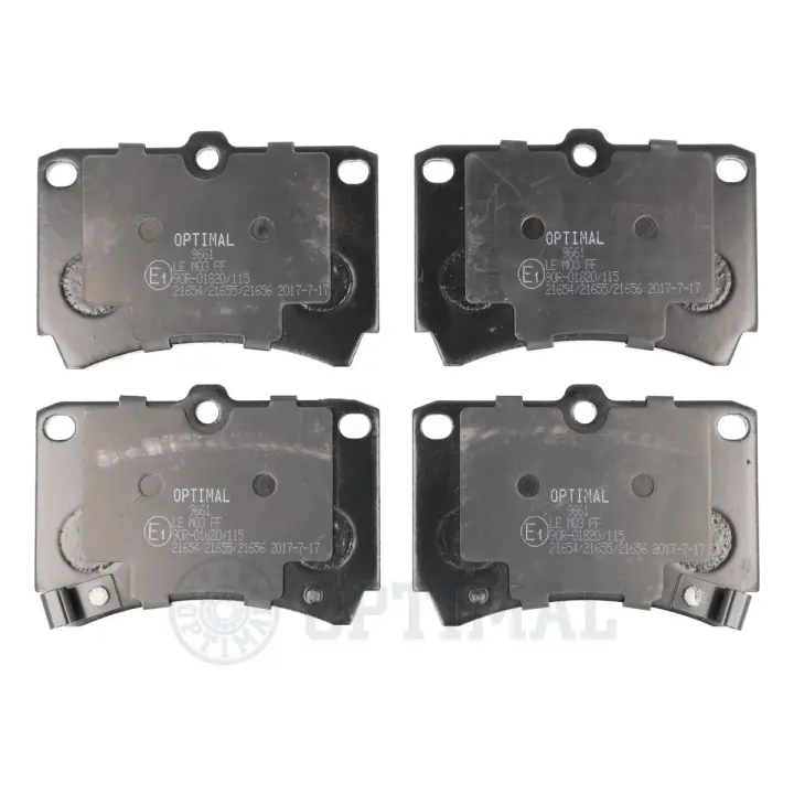 Передние тормозные колодки OPTIMAL BP-09661