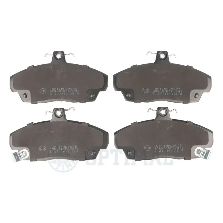 Передні тормозні (гальмівні) колодки OPTIMAL BP09675 (фото 1)