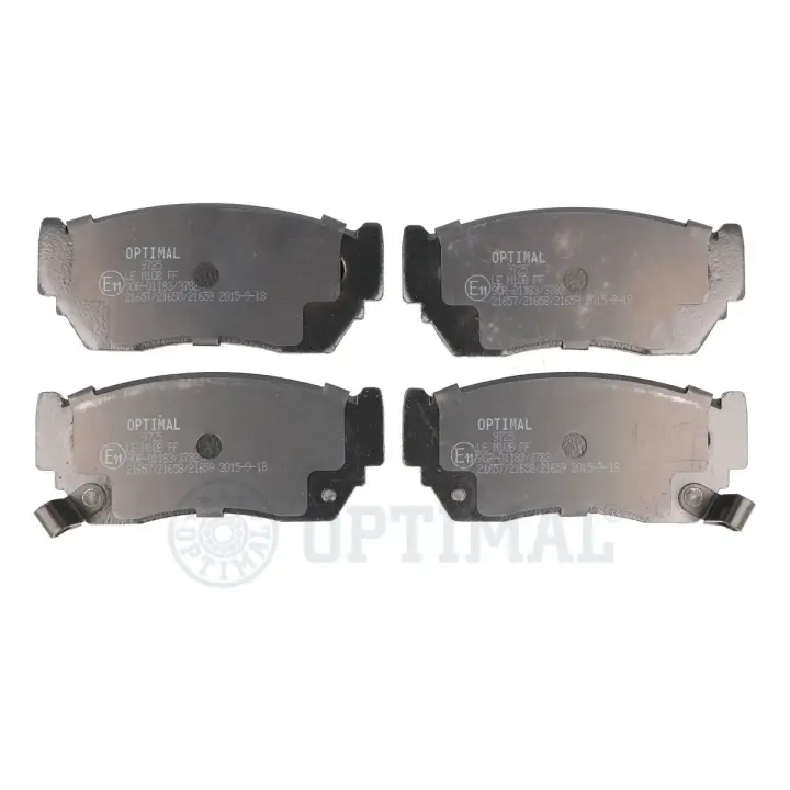 Передні тормозні (гальмівні) колодки OPTIMAL BP-09725 (фото 1)