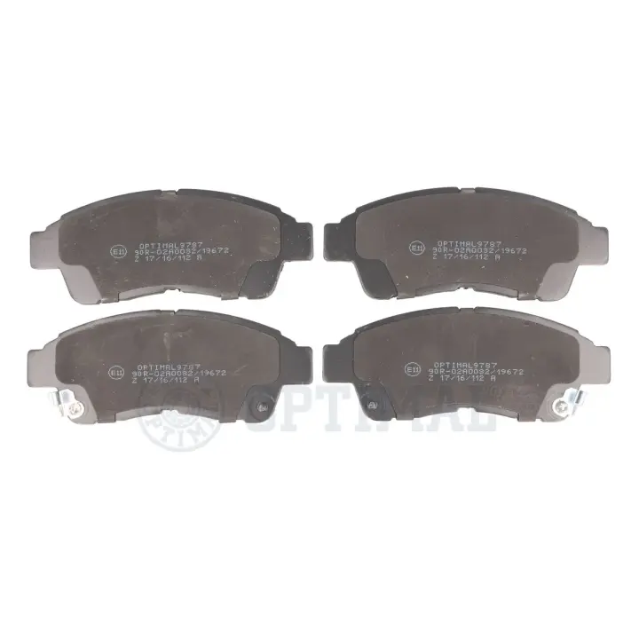 Передні тормозні (гальмівні) колодки OPTIMAL BP09787 (фото 1)