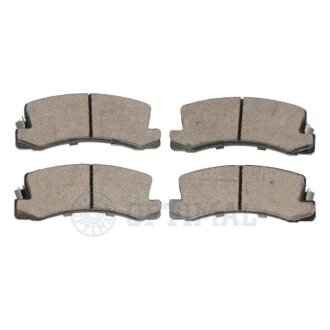 Задние тормозные колодки optimal BP09807