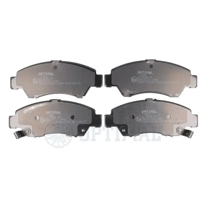 Передні тормозні (гальмівні) колодки OPTIMAL BP09816 (фото 1)