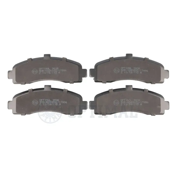 Передні тормозні (гальмівні) колодки OPTIMAL BP-09838 (фото 1)