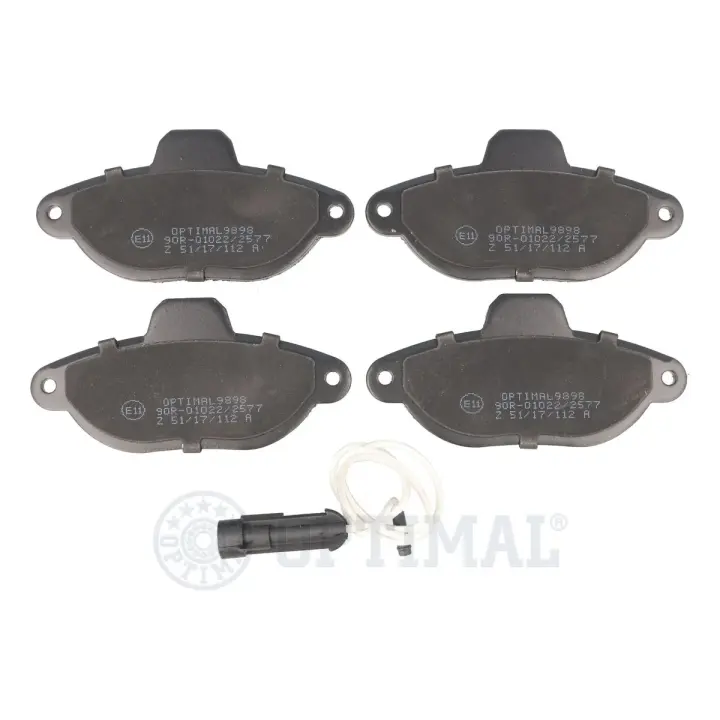Передні тормозні (гальмівні) колодки OPTIMAL BP-09898 (фото 1)