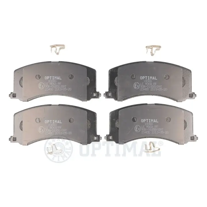 Передні тормозні (гальмівні) колодки OPTIMAL BP10080 (фото 1)