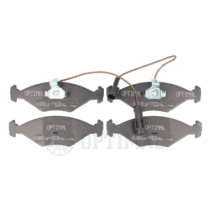 Передні тормозні (гальмівні) колодки OPTIMAL BP-10276 (фото 1)