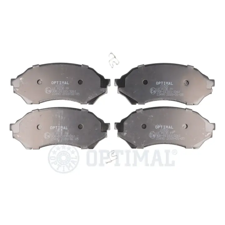 Передні тормозні (гальмівні) колодки OPTIMAL BP-10320 (фото 1)