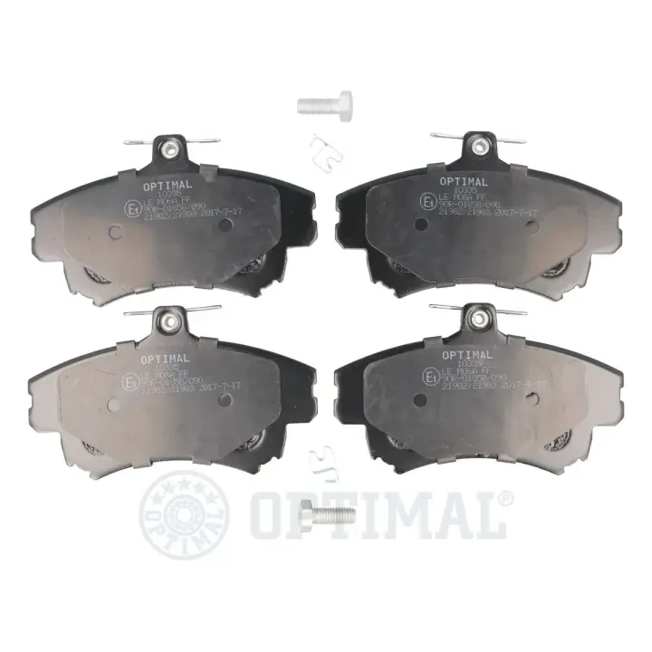 Передні тормозні (гальмівні) колодки OPTIMAL BP10335 (фото 1)