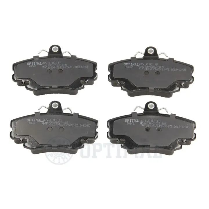 Передні тормозні (гальмівні) колодки OPTIMAL BP10342 (фото 1)