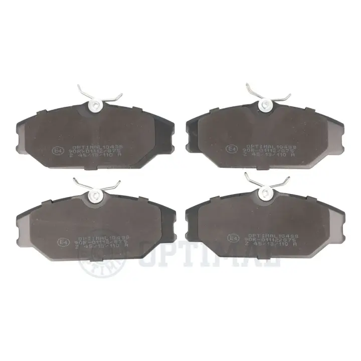 Передние тормозные колодки OPTIMAL BP10438