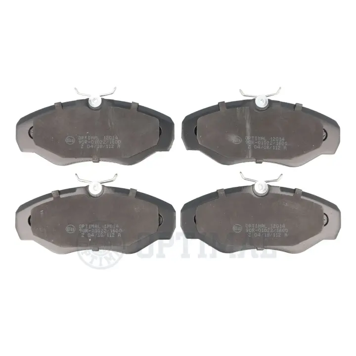 Передні тормозні (гальмівні) колодки OPTIMAL BP12014 (фото 1)