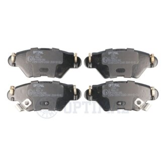 Задние тормозные колодки optimal BP12081 на Опель Астра g