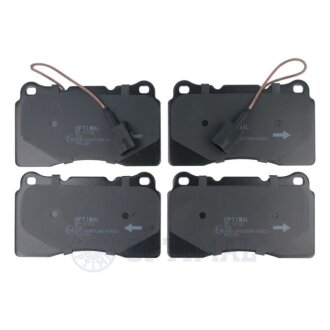 Передние тормозные колодки optimal BP12122