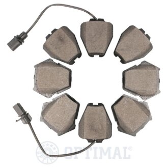 Передні тормозні (гальмівні) колодки optimal BP12158