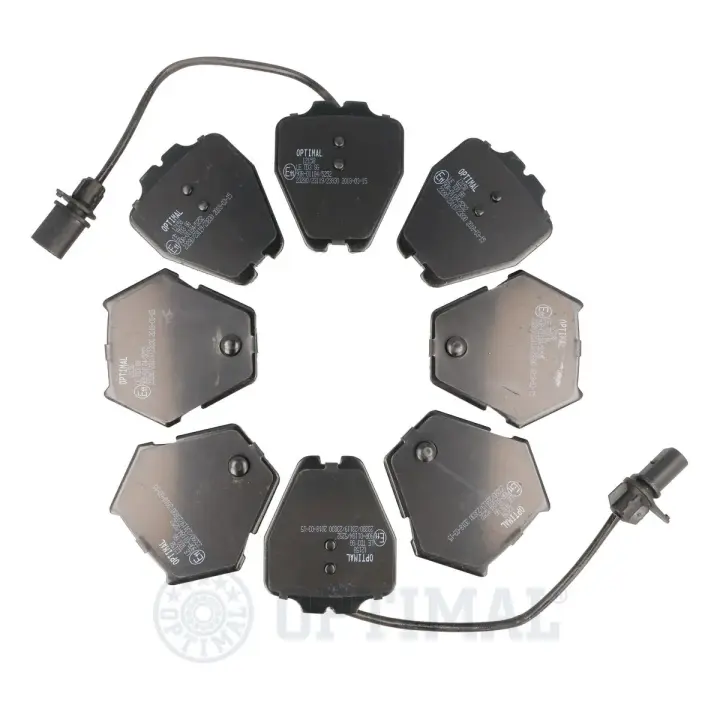 Передні тормозні (гальмівні) колодки OPTIMAL BP-12158 (фото 1)
