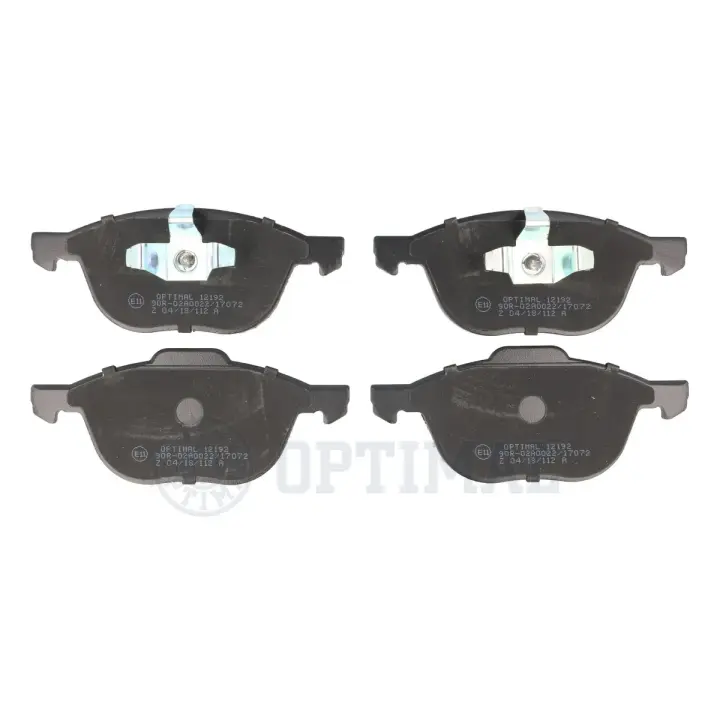 Передні тормозні (гальмівні) колодки OPTIMAL BP12192 (фото 1)