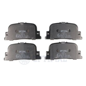 Задні тормозні (гальмівні) колодки optimal BP12207 на Тойота Калдина