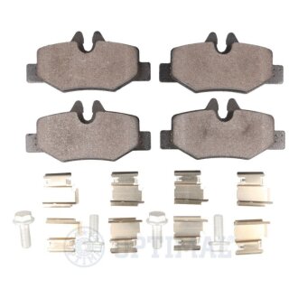 Задні тормозні (гальмівні) колодки optimal BP12244