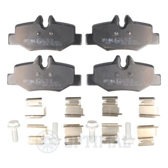 Задні тормозні (гальмівні) колодки optimal BP12244 на Мерседес Viano w639