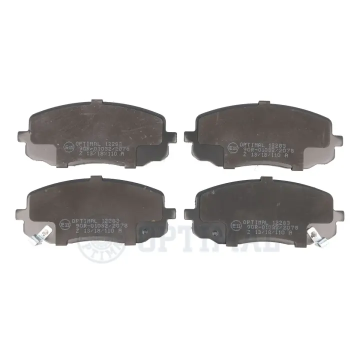 Передні тормозні (гальмівні) колодки OPTIMAL BP-12283 (фото 1)