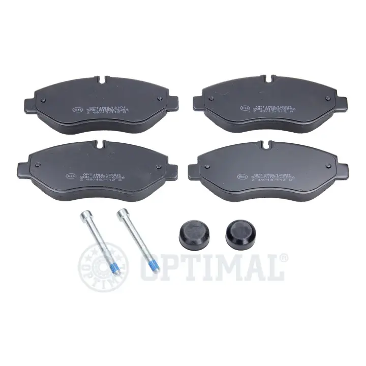Передні тормозні (гальмівні) колодки OPTIMAL BP12301 (фото 1)