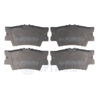 Задние тормозные колодки optimal BP12311 на Лексус Es 350