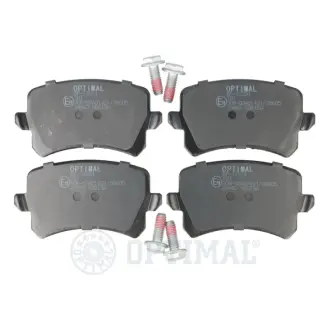 Гальмівні колодки дискові OPTIMAL BP12334 Фольксваген Гольф 6