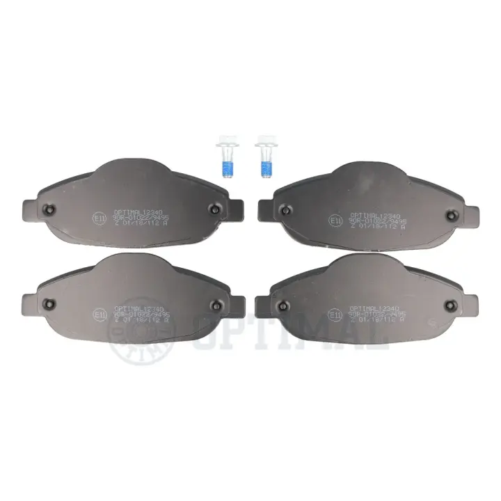 Передні тормозні (гальмівні) колодки OPTIMAL BP-12340 (фото 1)