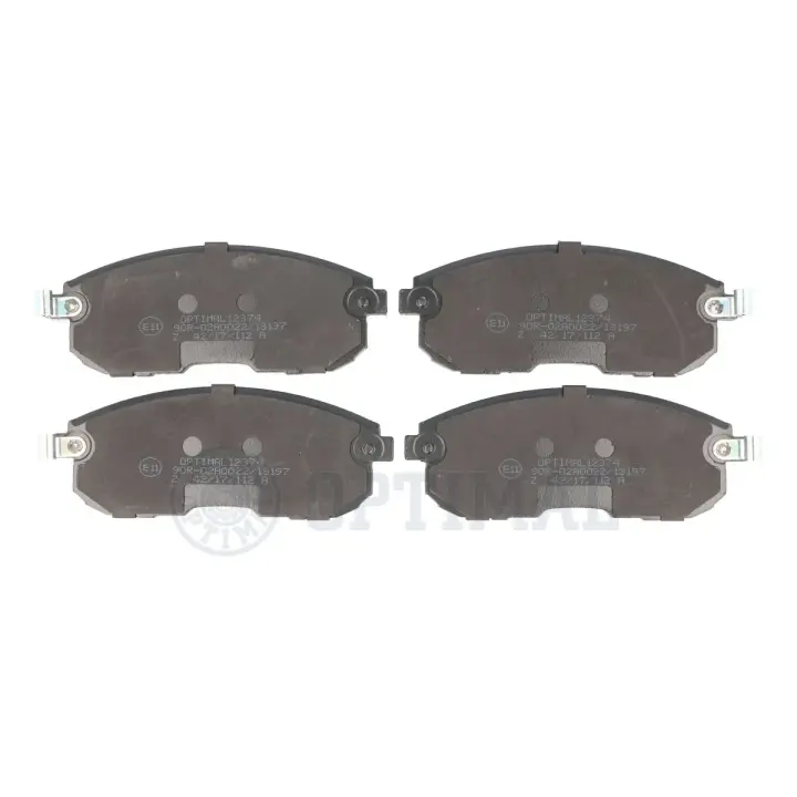 Передні тормозні (гальмівні) колодки OPTIMAL BP-12374 (фото 1)
