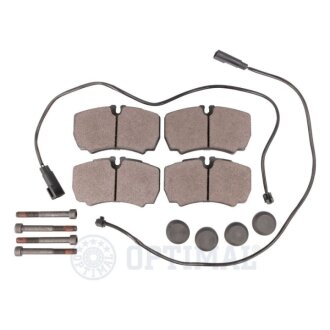 Задні тормозні (гальмівні) колодки optimal BP12418