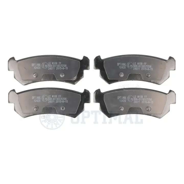Гальмівні колодки дискові OPTIMAL BP12420