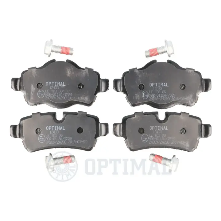 Гальмівні колодки дискові OPTIMAL BP12433