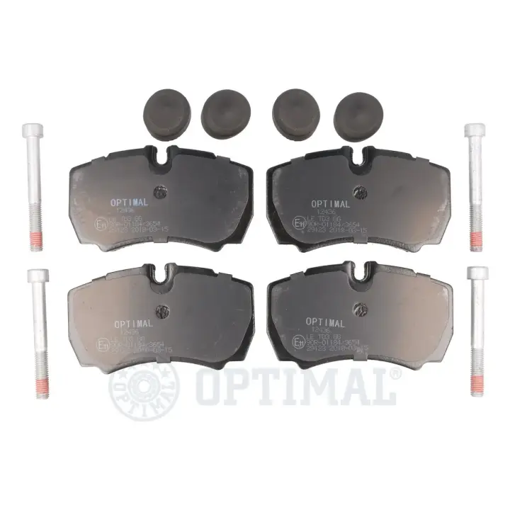 Гальмівні колодки дискові OPTIMAL BP12436 (фото 1)