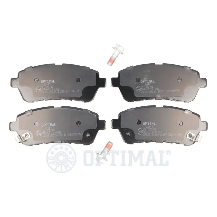 Передні тормозні (гальмівні) колодки OPTIMAL BP12447 (фото 1)