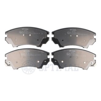 Передні тормозні (гальмівні) колодки optimal BP12455 на Опель Зафира с