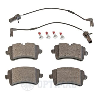 Задні тормозні (гальмівні) колодки optimal BP12458