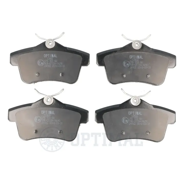 Гальмівні колодки дискові OPTIMAL BP12468 (фото 1)
