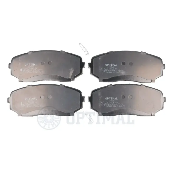 Передние тормозные колодки OPTIMAL BP-12486