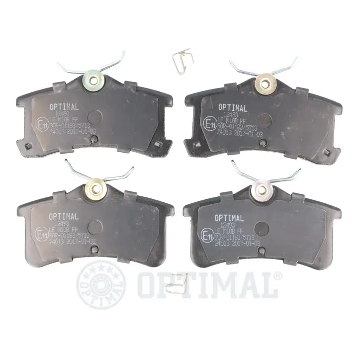 Гальмівні колодки дискові OPTIMAL BP12493 (фото 1)