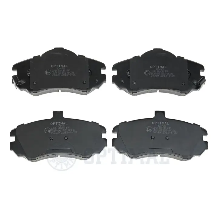 Передні тормозні (гальмівні) колодки OPTIMAL BP12495 (фото 1)