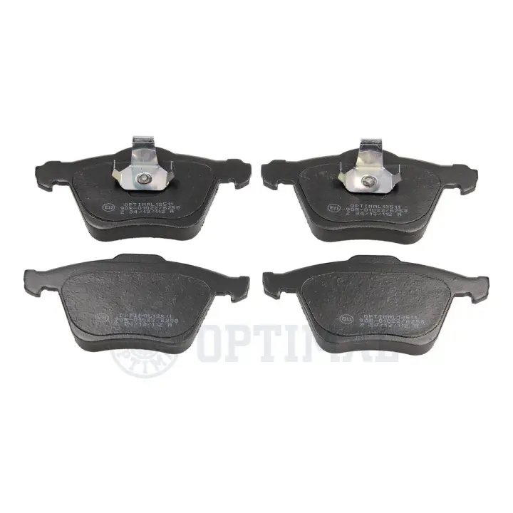 Передні тормозні (гальмівні) колодки OPTIMAL BP12511 (фото 1)