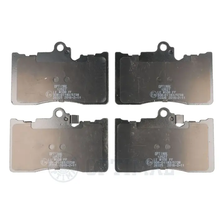 Передні тормозні (гальмівні) колодки OPTIMAL BP-12527 (фото 1)