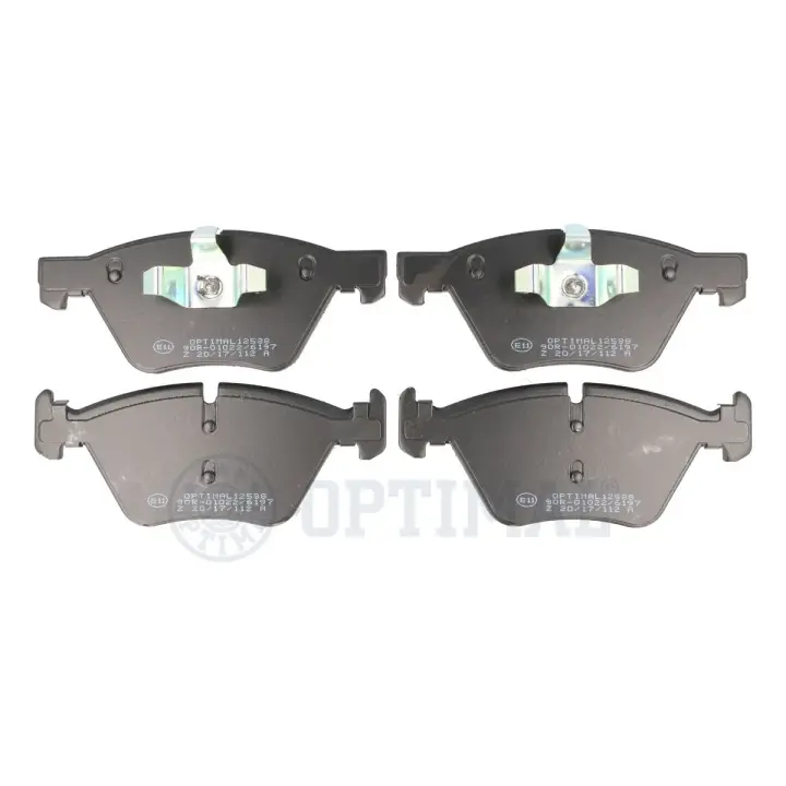 Передні тормозні (гальмівні) колодки OPTIMAL BP12538 (фото 1)