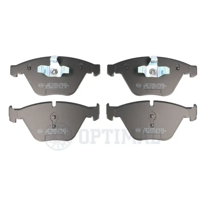 Передні тормозні (гальмівні) колодки OPTIMAL BP12539 (фото 1)