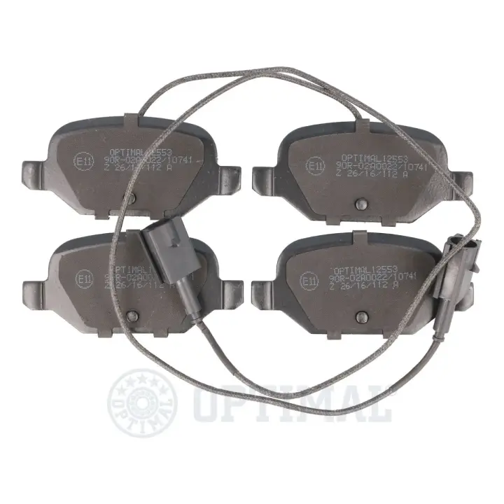 Гальмівні колодки дискові OPTIMAL BP12553 (фото 1)