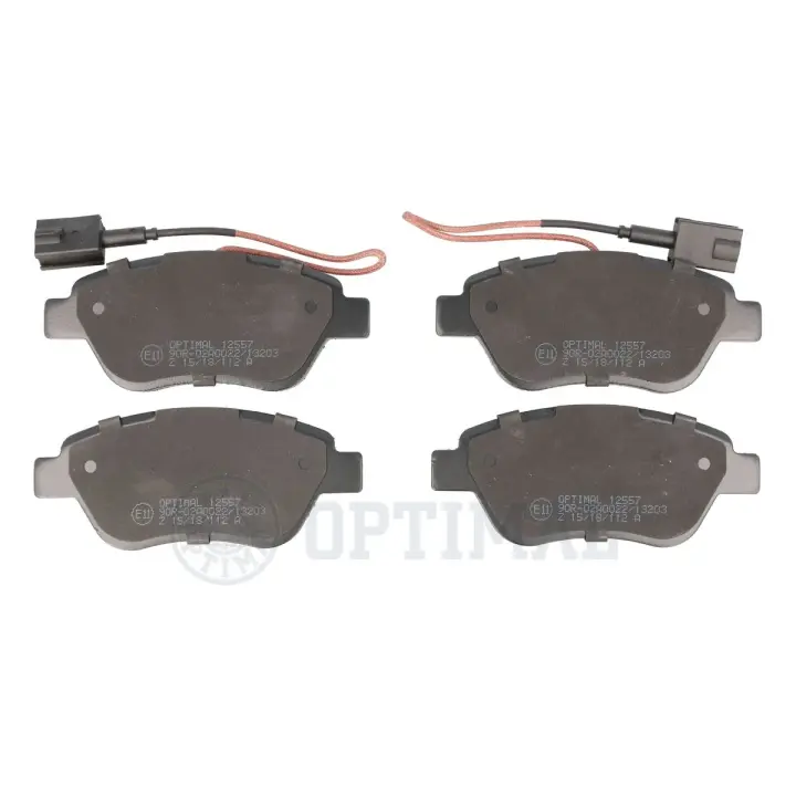 Передні тормозні (гальмівні) колодки OPTIMAL BP12557 (фото 1)