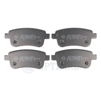Гальмівні колодки дискові OPTIMAL BP12561