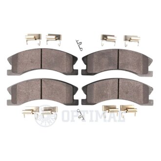 Передние тормозные колодки optimal BP12580