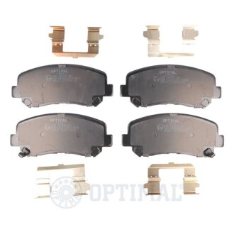Передние тормозные колодки optimal BP12590 на Мазда Сх 5